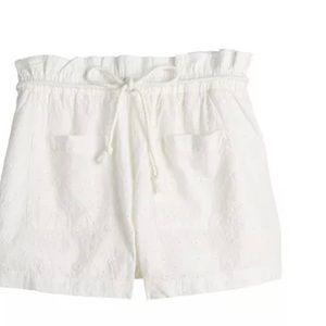 Women’s lc lauren conrad smoked waist pull on shortie shorts
